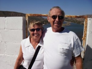 Margie & Dennis had a great view of Mulege from the lighthouse