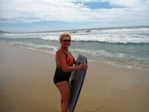 Mary Ann loves to Boogey Board!
