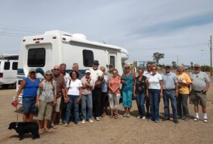One last photo of our group at the Bahia De Los Angeles Junction