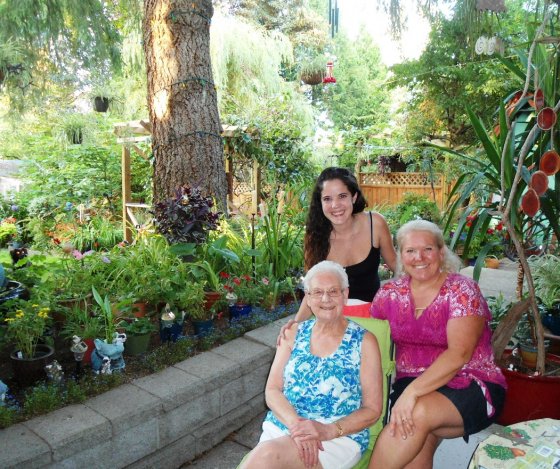 Estela, Lisa and Sylvia in Surrey