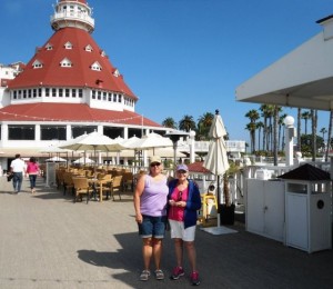 Lisa & Sylvia at Hotel Del Coronado
