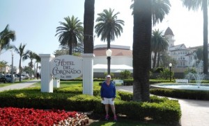 Sylvia meets hotel Del Coronado