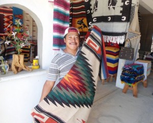 The gang enjoyed the stop at the Blanket Factory