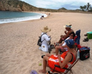 Enjoying Playa Santa Maria