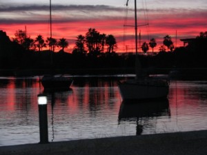sunrise at Puerto Escondido