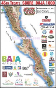 Baja 1000 race Course