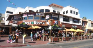 Papas & Beer, next to Hussongs, always crazy busy
