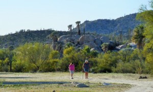 Katherine & Lisa ot for a desert walk