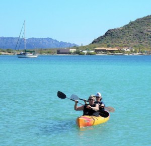 Jim & Deb Kayaking at Santispac