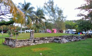 We even had ruins at the Cancun Campgrounds