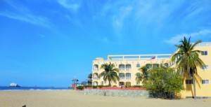 Nice beach hotel at Zipolite