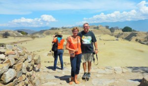 Bruce & Marian atop one of the larger Pyramids in Monte Alban 