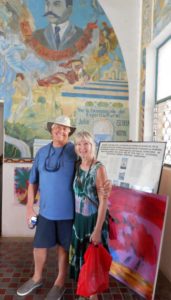 Chuck & Christina at the Todos Santos Cultural Centre
