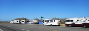 Lots of RV Parking at the Blanket Factory